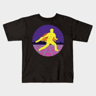 Retro Vintage Jai Alai Player Kids T-Shirt